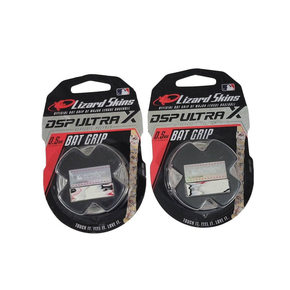 2x Lizard Skins 0.5mm Wood Bat Grip Fury Camo DSP Ultra Tape Multi Baseball